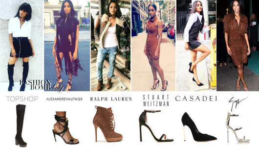 What’s in Her Shoe Closet? Ciara in Giuseppe Zanotti, Topshop, Stuart ...