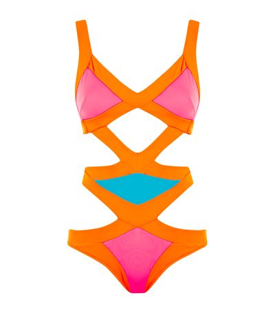 serayah agent provocateur multicolored mazzy swimsuit