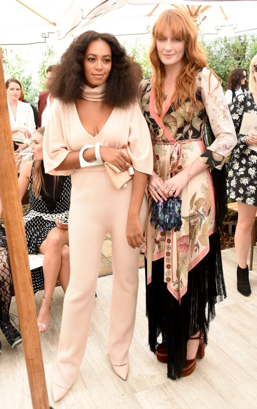 solange knowles ryan roche florence welch in gucci