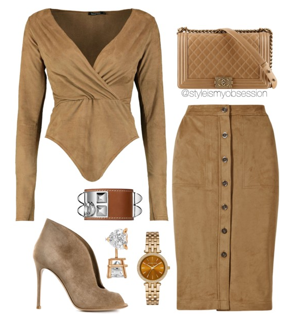 suede top and skirt chanel what to wear how do you wear it fall 2015
