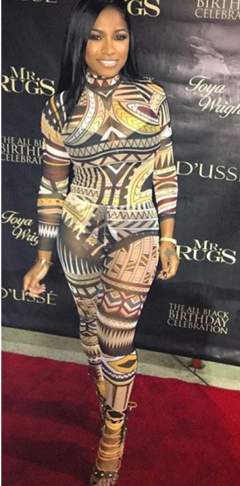 1 DSquared2's Fall 2015 Tribal Print Bodysuit as Seen on Jennifer Lopez, Cassie, Ciara, Toya Wright, and More!