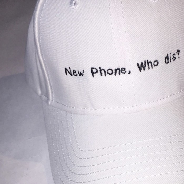 7 Who Is Sweetz's 'New Phone Who Dis' Hats