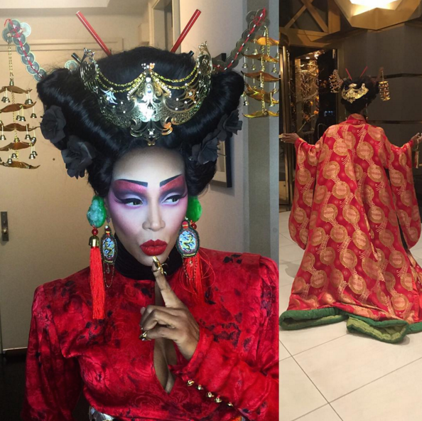 June Ambrose Instagram Followers Criticize Her Geisha Halloween Costume