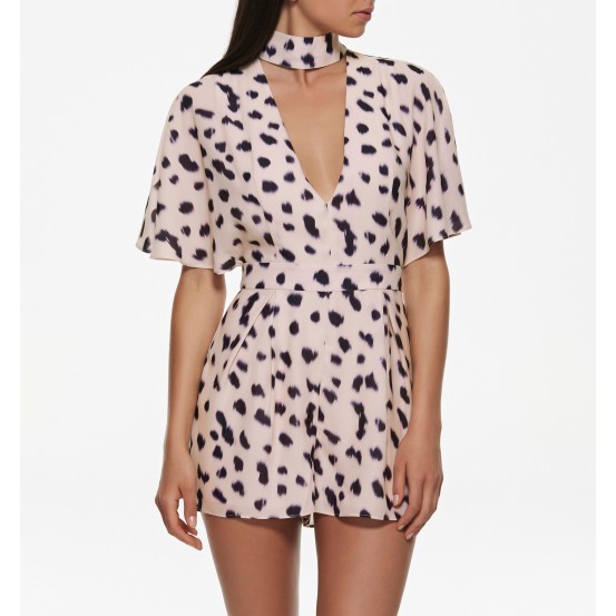 kendall-kylie-forever-new-printed-playsuit