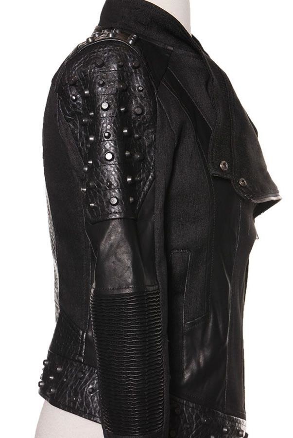 2 Chic Style Boutique's Studded Moto Jacket