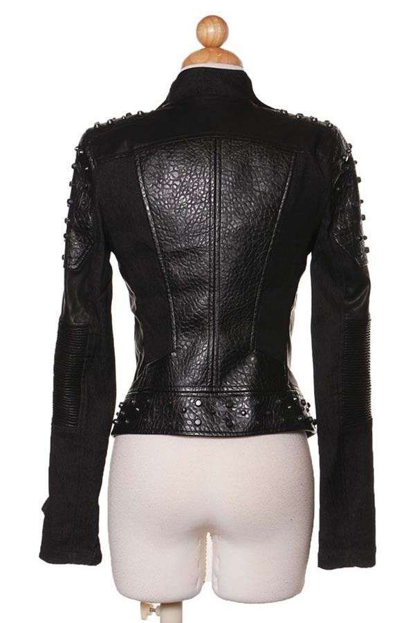 3 Chic Style Boutique's Studded Moto Jacket