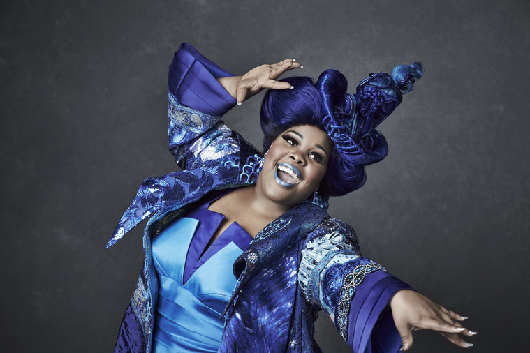 THE WIZ LIVE! -- Season: 2015 --Pictured: Amber Riley as Addapearle -- (Photo by: Paul Gilmore/NBC)