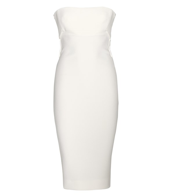 victoria-beckham-strapless-white-crepe-dress