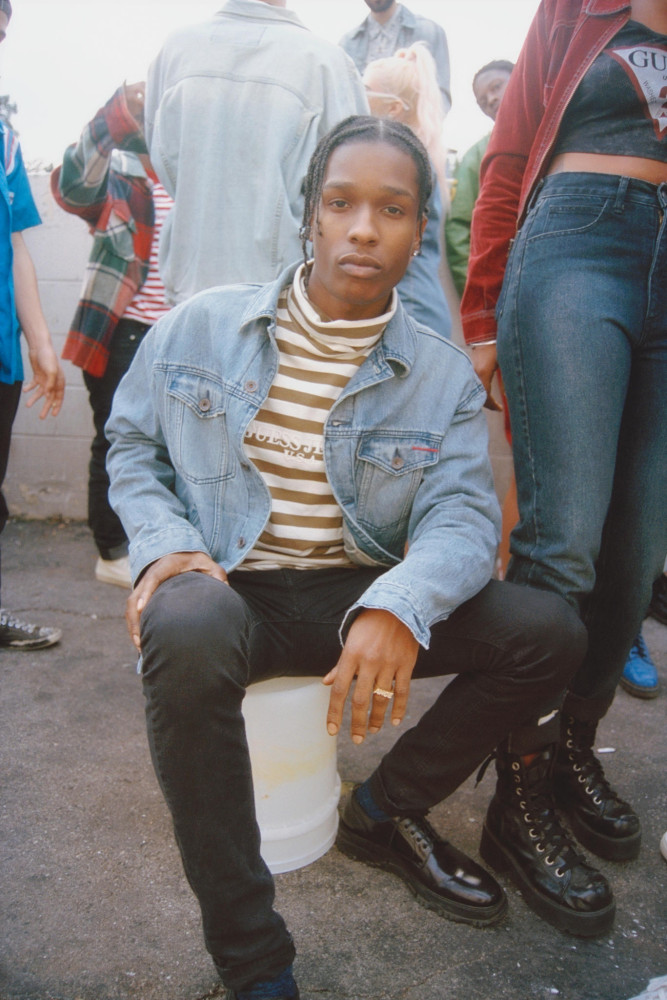 A$AP Rocky Partners with Guess Originals for Their Debut Collection3