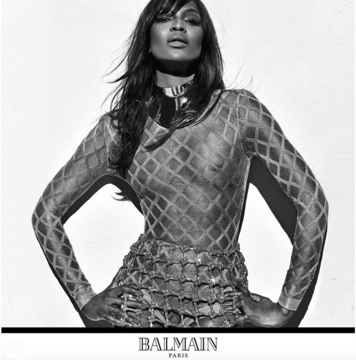 Balmain- Recruits -Models Naomi -Campbell-Cindy Crawford-Claudia Schiffer -For-Spring-2016 -Campaign