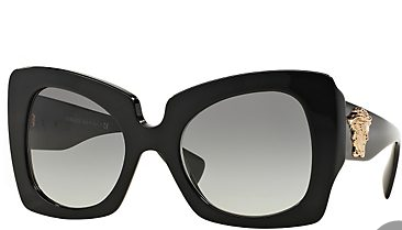 Jai Nice's Instagram Versace Black Butterfly Sunglasses