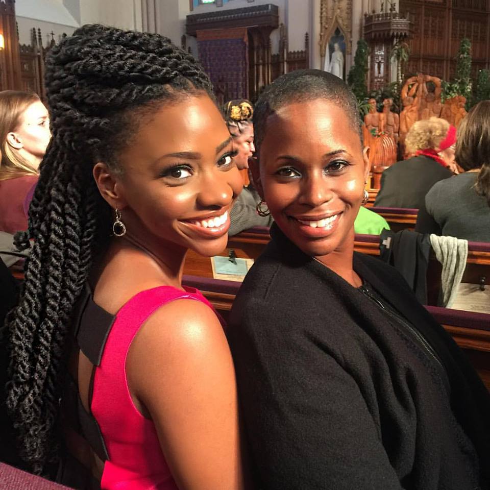 Photo of Teyonah Parris  & her Mother  Cookie Green