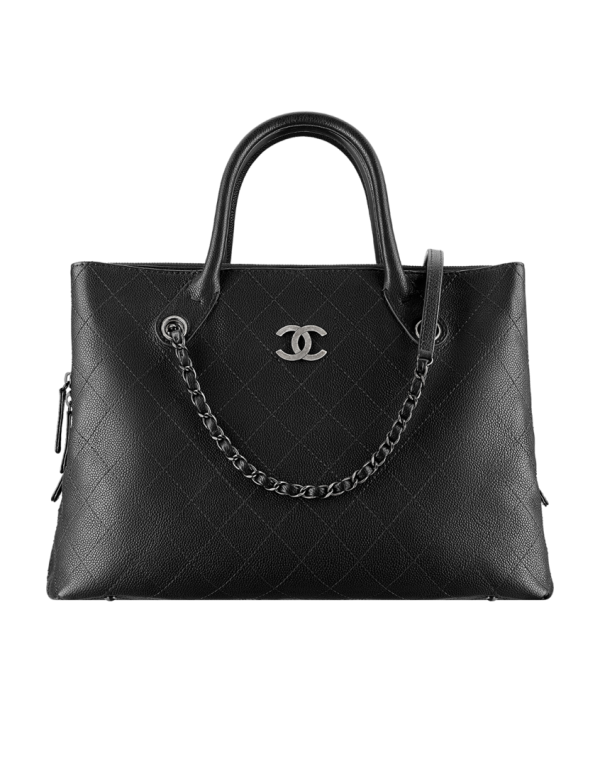 chanel-cruise-2016-shopping-bag-grained-calfskin-black