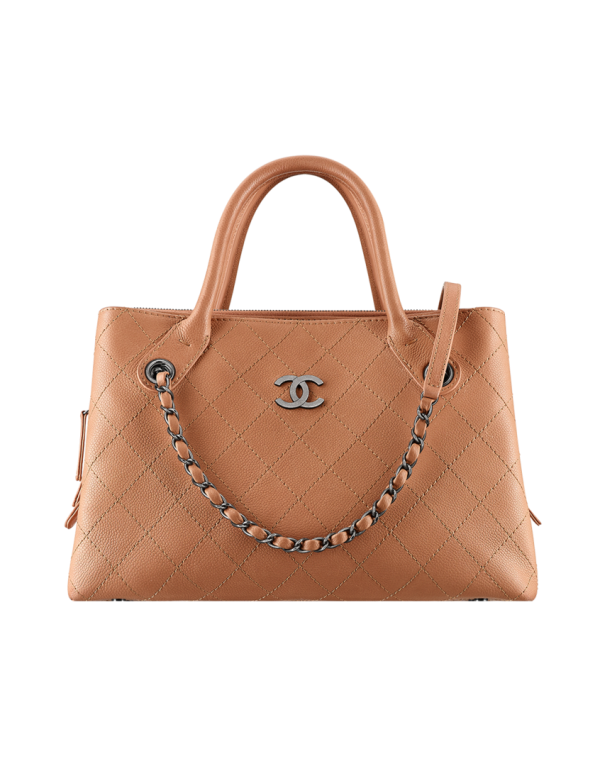 chanel-cruise-2016-small-shopping-bag-grained-calfskin-camel