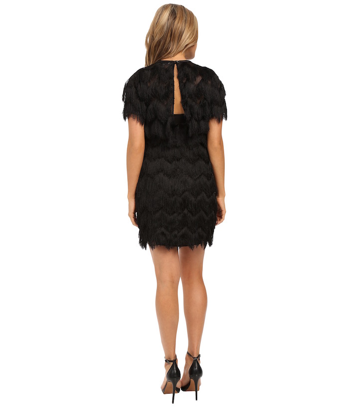 rebecca-minkoff-black-tiered-fringe-mini-dress-back