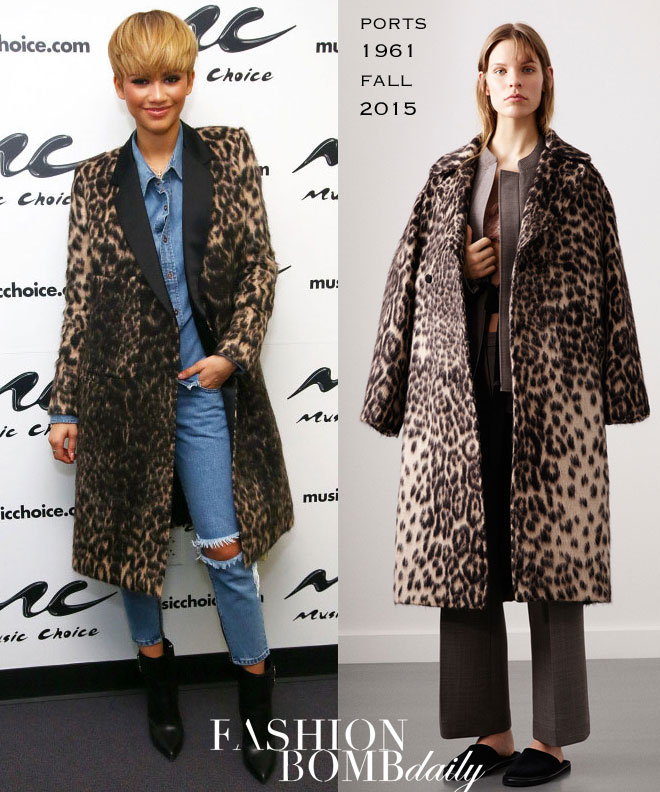 _0-Zendaya's-Music-Choice-Fall-2015-Ports-1961-Leopard-Coat