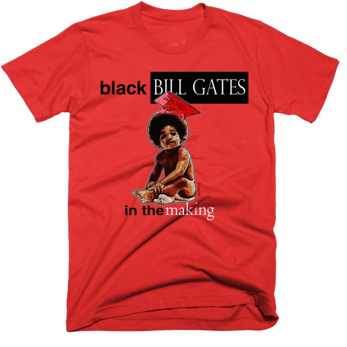 00 The Accidental Genius Slay and Black Bill Gates T-Shirts