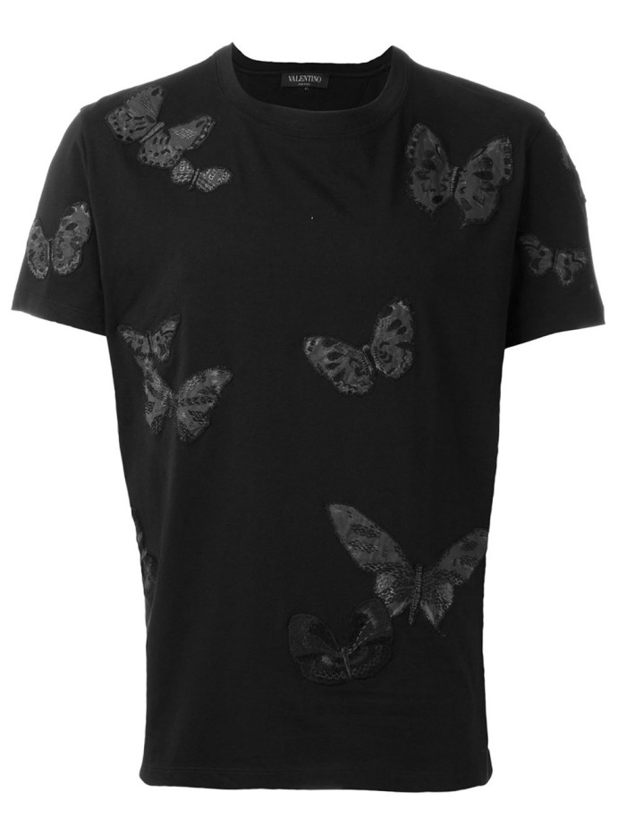 3  Kevin Hart's Ride Along 2 Australian Premiere Valentino Butterfly Embellished T-Shirt