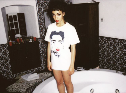 Bomb Product of the Day FKA Twig's Screen Printed White T-Shirt 2