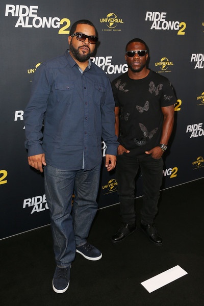 Kevin Hart's Ride Along 2 Australian Premiere Valentino Butterfly Embellished T-Shirt
