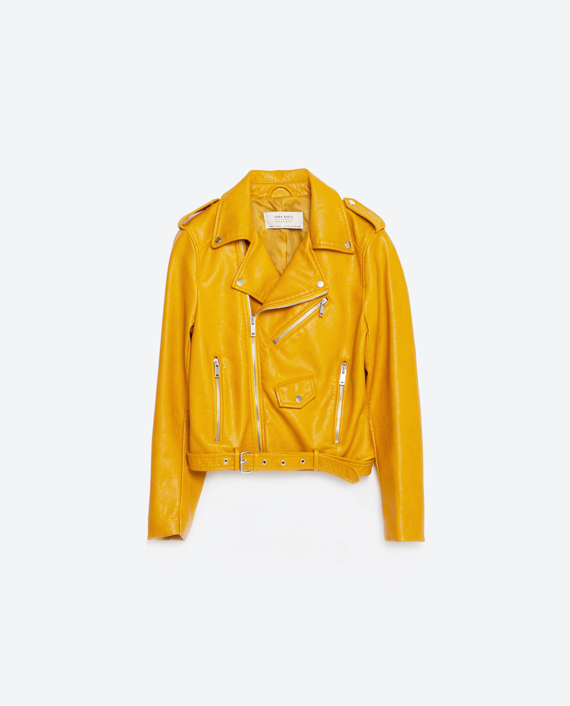 zara yellow jacket