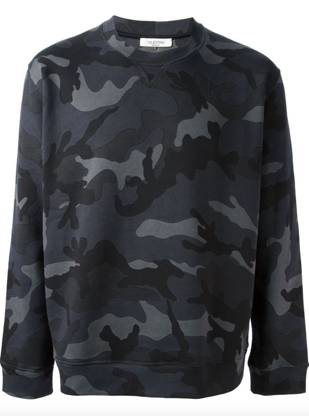 Beyonce's Clippers vs. Thunder  + Jay Z's Valentino Camouflage Print Sweatshirt
