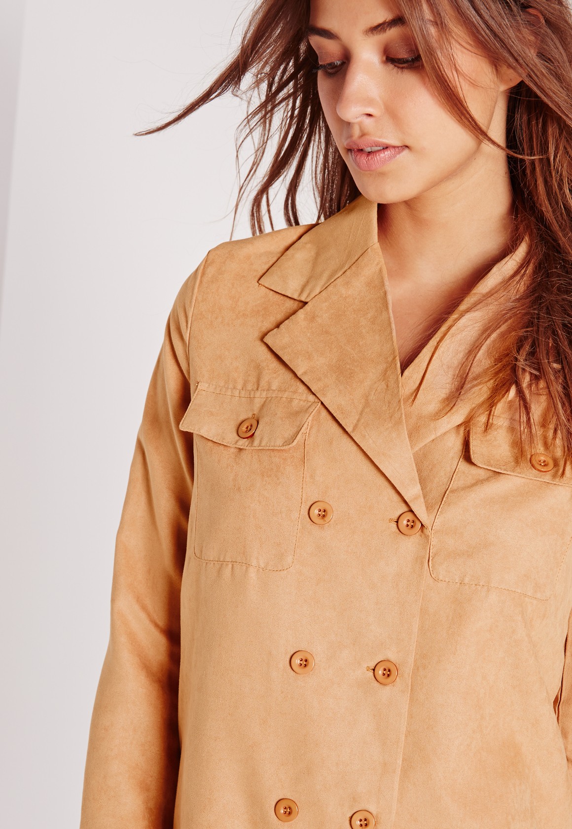 Bomb-Product-of-the-Day-MissGuided-Double-Button-Faux-Suede-Shirt-Dress-3