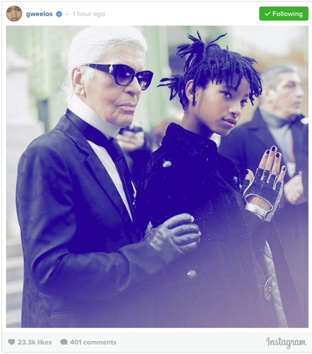 Fashion News: Chanel Names Willow Smith Its Newest Brand Ambassador ...