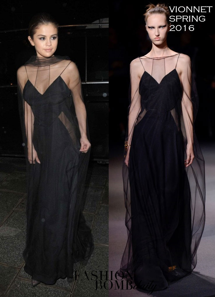 Louis Vuitton - Selena Gomez wearing a Louis Vuitton gown at the