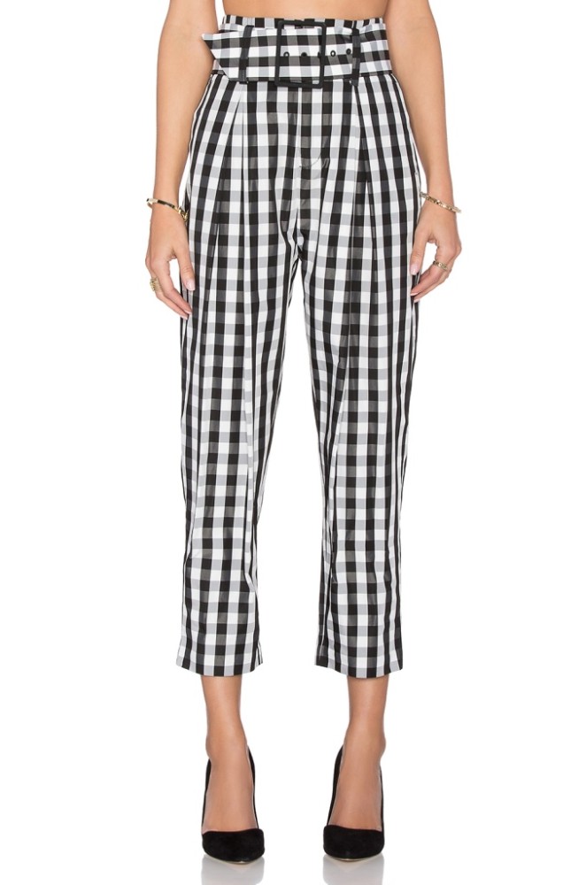 kendall-kylie-gingham-trouser
