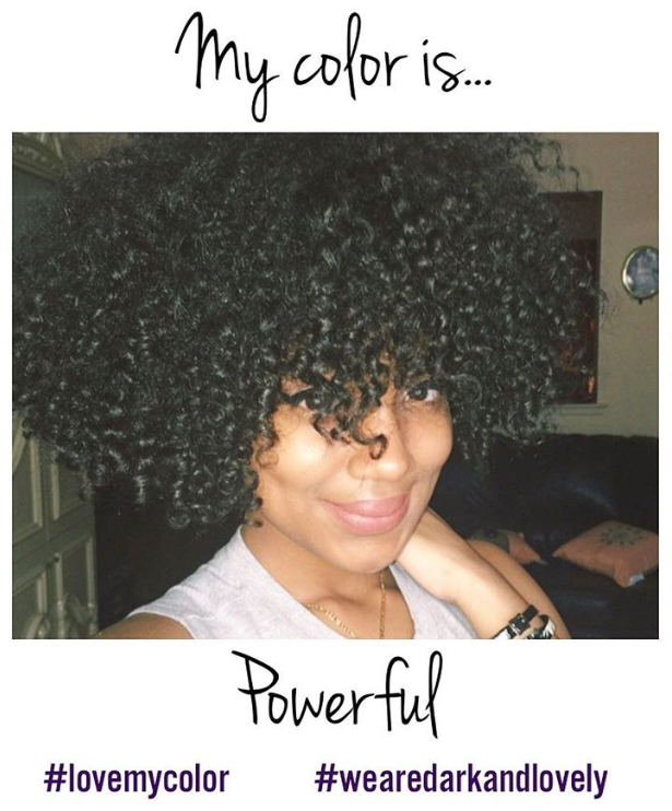 @TheMixedMannequin's curly coif is certainly Powerful!
