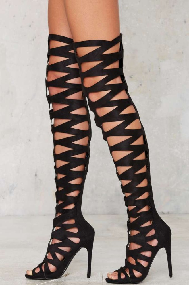Bomb-Product-of-the-day-Privileged-One-Hit-Over-the-Knee-Stiletto-Heel-black-1