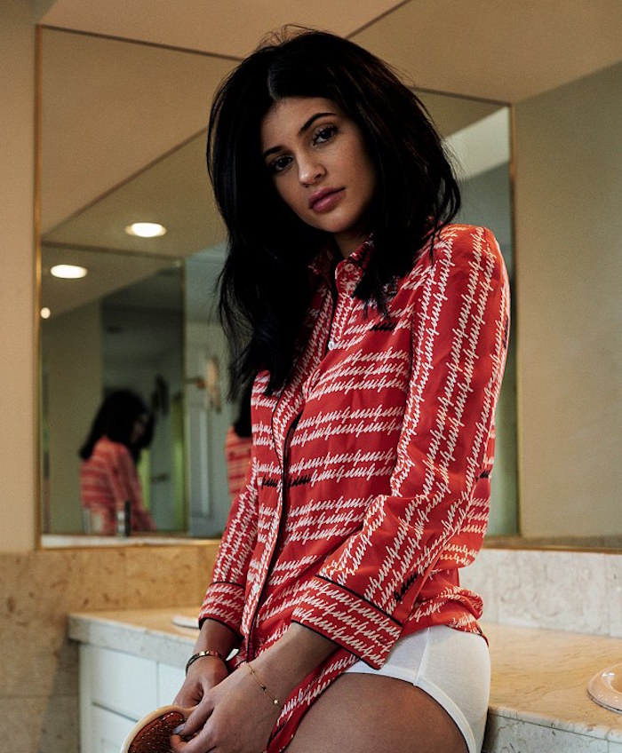 kylie-jenner-gucci-ss16-iconic-cherry-red-pleated-midi-skirt-matching-blouse  – Fashion Bomb Daily