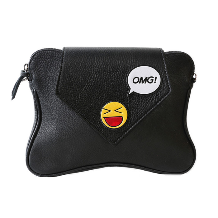 monique rene omg-emoji-black-leather