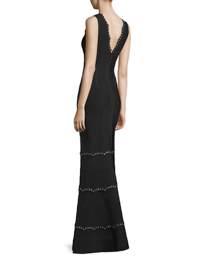 2-herve-leger-sleeveless-lace-front-black-gown