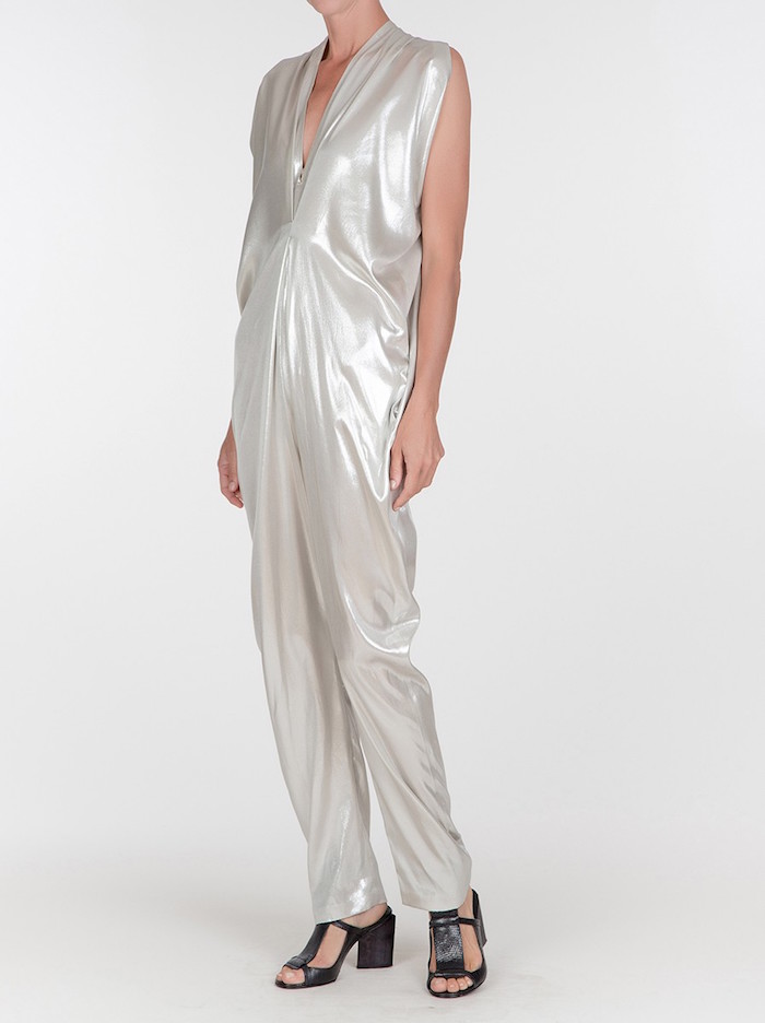2-zero-maria-cornejo-issa-metallic-foil-effect-draped-cap-sleeve-jumpsuit
