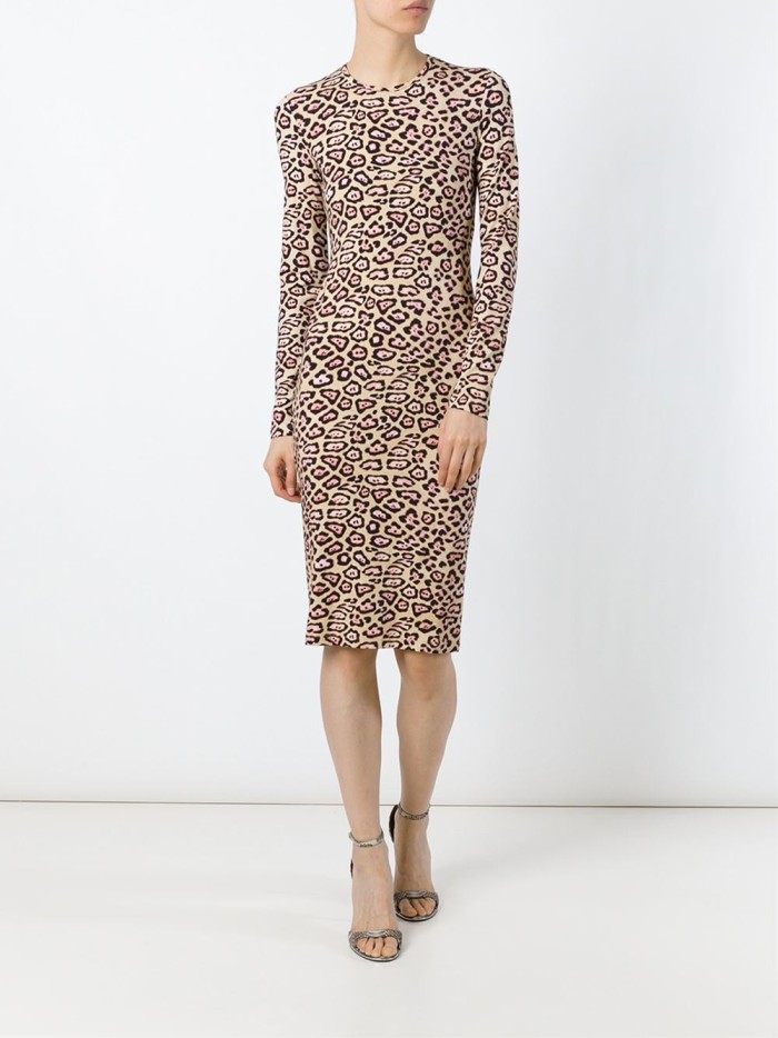 Givenchy-Leopard-Print-Fitted-Dress-1