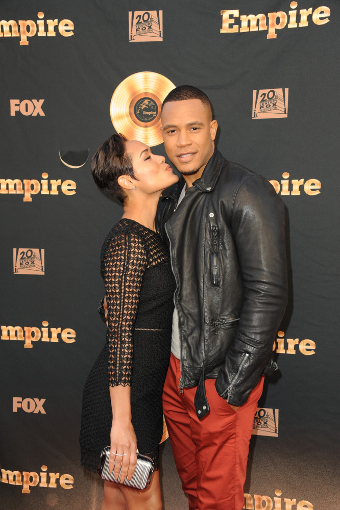 EMPIRE: Cast members Grace Gealey and Trai Byers at the EMPIRE season two FYC ATAS Event on Friday, May 20 on the Fox Lot in Los Angeles, CA. © 2016 FOX BROADCASTING CR: Scott Kirkland/FOX