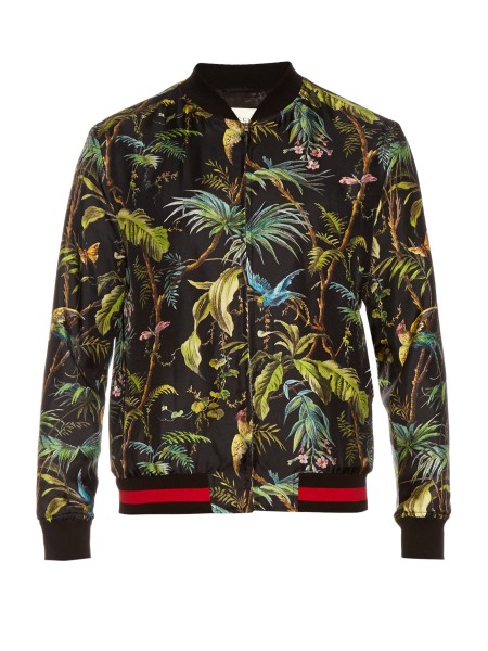 Gucci-mens-tropical-print-silk-bomber-jacket