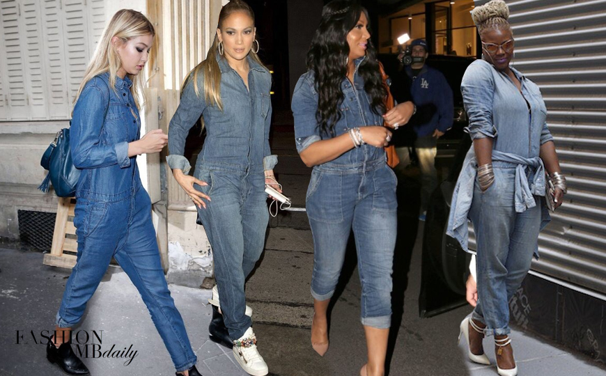 imply pipeline Samuel The Fab List: 25 Times Celebrities Rocked Denim Jumpsuits Right + How Do  You Wear It?