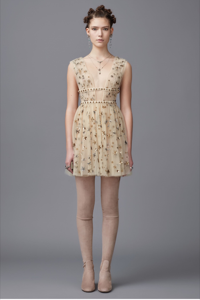 valentino-pre-fall-2016-collection_tulle-sleeveless-star-sequin-mini-dress