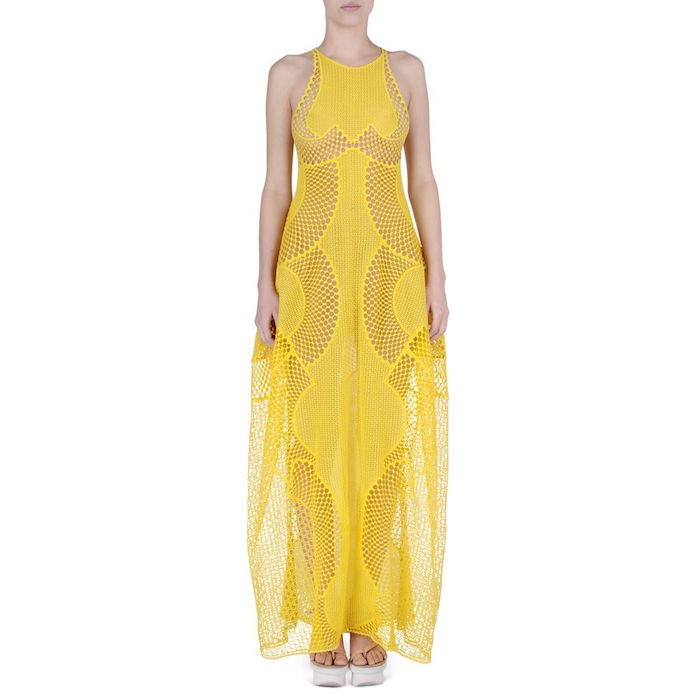 3-stella-mccartney-spring-2016-yellow-maxi-sleeveless-dress