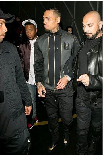 Hot! or Hmm: Chris Brown's NikeLab x Olivier Rousteing Launch Party's Balmain and Black and Shoes