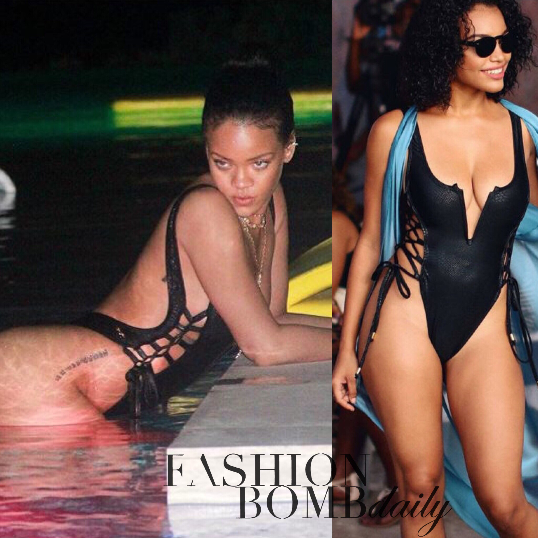 Rihanna in bathing suit