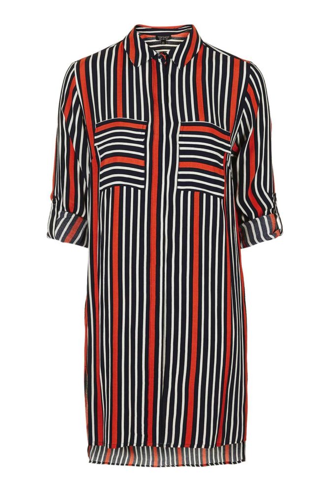 Topshop-Oversized-stripe-shirt-dress-1