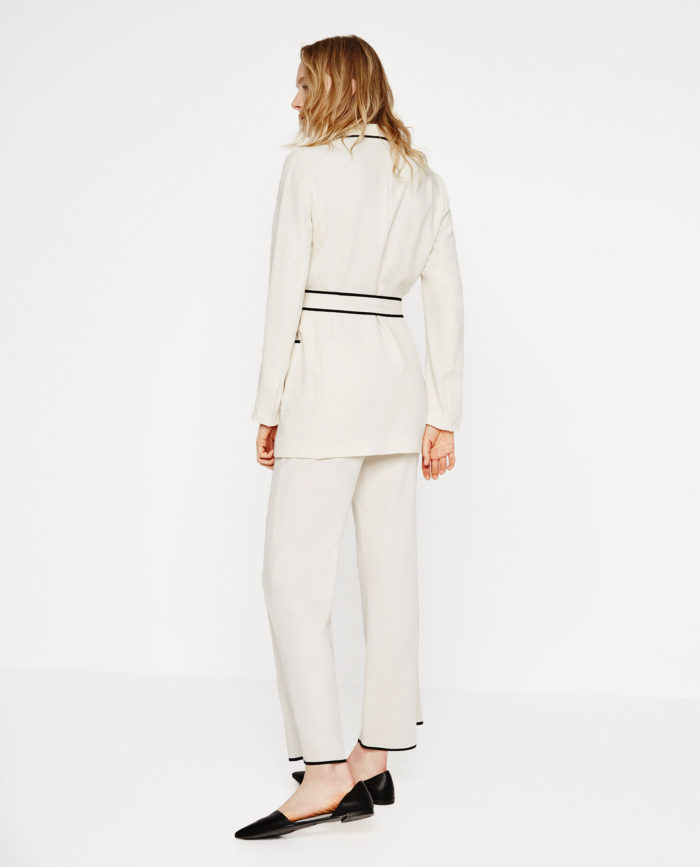 Zara-Cream-Belted-Blazer-and-Cropped-Bell-Bottom-Trousers-2