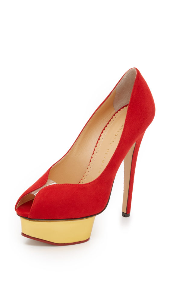 charlotte-olympia-red-suede-daphne-pumps-red