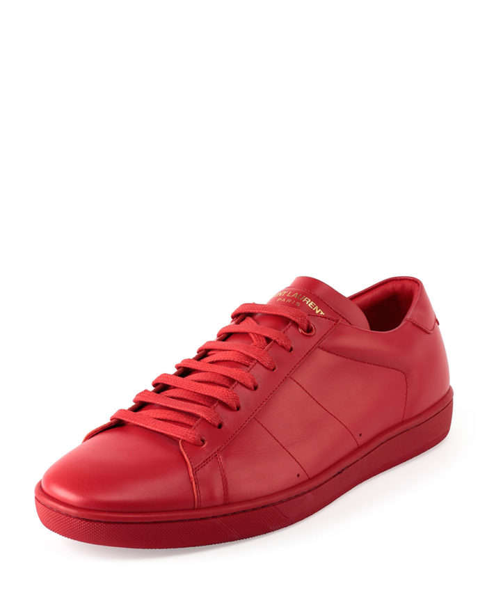 saint-laurent-red-leather-low-top-sneakers