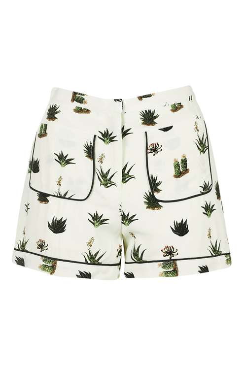 00 Karrueche Tran's Beautycon Topshop Cactus Printed Pajama Shirt and Matching Shorts