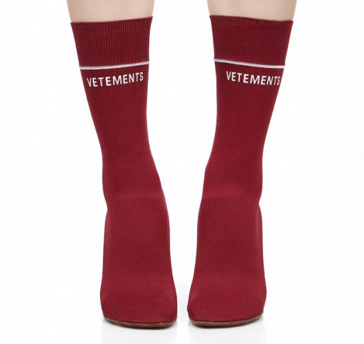 2-Vetements Cultstatus Sock Ankle Jersey Boots